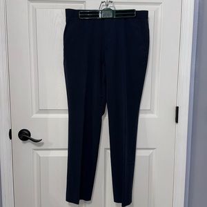 JF slim dark blue dress pants